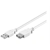 Image de goobay - Rallonge de câble USB - USB (M) pour USB (F) - USB 2.0 - 1.8 m - blanc