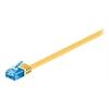 Image de goobay - Cordon de raccordement - RJ-45 (M) pour RJ-45 (M) - 3 m - UTP - CAT 6a - moulé, plat - jaune