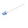 Image de goobay - Cordon de raccordement - RJ-45 (M) pour RJ-45 (M) - 15 m - UTP - CAT 6a - moulé, plat - blanc