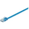 Image de goobay - Câble réseau - RJ-45 (M) pour RJ-45 (M) - 3 m - UTP - CAT 6 - moulé, plat - bleu