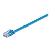 Image de goobay - Câble réseau - RJ-45 (M) pour RJ-45 (M) - 5 m - UTP - CAT 6 - moulé, plat - bleu