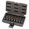 Image de Jeu de douilles tournevis longues à chocs Torx T30-80 1/2'' - 8 pièces - 911.0901