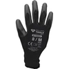 Image de Tools - Gants En Tricot Microfin, Noir, M 12 Paires