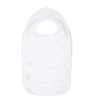 Image de - Lot 3 bavoirs naissance blanc