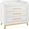 Image de Table à langer bébé Schardt Miami Blanc 93/101x109 cm 05 795 02 03