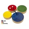 Image de - Set de 4 Toms de Couleur en Bois + 2 Baguettes