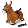 Image de Cheval jouet rebondissant avec pompe Marron