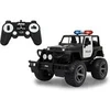 Image de Voiture télécommandée Jeep Wrangler Police 1:14 2,4GHz