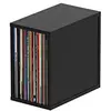 Image de Glorious Record Box Black 55 - Peut Contenir Jusqu'À 55 Disques De 12 Pouces, Empilable Avec D'Autres Boîtes, MDF, Noir en occasion ou reconditionné