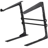 Image de Reloop Laptop Stand V.2 - pour tous les ordinateurs portables actuels jusqu'à 17", antidérapant et résistant aux vibrations, pouvant être monté sur des consoles, noir en occasion ou reconditionné