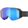 Image de uvex G,Gl 3000 To - Masque de Ski pour Hommes et Femmes - avec Verre Interchangeable - Champ de Vision Élargi et Anti-Buée - Black Matt/Blue-lasergold Lite - One Size en occasion ou reconditionné