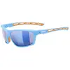 Image de uvex Sportstyle 229 - Lunettes de Sport pour Hommes et Femmes - Effet Miroir - Confort et Maintien Parfait Sans Points de Pression - Blue/Mirror Blue - One Size en occasion ou reconditionné
