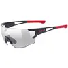 Image de uvex Sportstyle 804 V - Lunettes de Sport pour Hommes et Femmes - à Teinte Variable - Anti-Buée - Black Matt Red/Smoke - One Size en occasion ou reconditionné