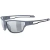 Image de uvex sportstyle 806 V - lunettes extérieures pour hommes et femmes - à teinte variable - anti-buée - grey matt/smoke - one size en occasion ou reconditionné