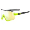 Image de uvex Sportstyle 236 Set - Lunettes de Sport pour Hommes et Femmes - Anti-Buée - Verres de Rechange Compris - Black Yellow Matt/Yellow - One Size en occasion ou reconditionné