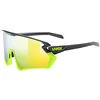 Image de uvex Sportstyle 231 2,0 - Lunettes de Sport pour Hommes et Femmes - Anti-Buée - Confort et Maintien Parfait Sans Points de Pression - Black Yellow Matt/Yellow - One Size en occasion ou reconditionné