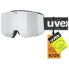 Image de uvex pwdr FM, lunettes de ski, Enfant unisexe, white matt/silver-clear, one size en occasion ou reconditionné