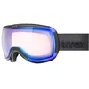 Image de Uvex downhill 2100 V - lunettes de ski pour adults - auto-teinté - anti-buée - black m. dl/blue-cl - one size en occasion ou reconditionné