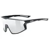 Image de uvex skyryse - lunettes de sport pour adults - forte protection contre les UV - protection à 100% contre les UVA, UVB et UVC - black matt/silver mirror - one size en occasion ou reconditionné