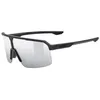 Image de Uvex ramp - lunettes de sport pour adults - protection à 100% contre les UVA, UVB et UVC - confort et maintien parfait sans points de pression - black matt/mir.silver - one size en occasion ou reconditionné