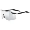 Image de uvex pace stage s - lunettes de sport pour adults - protection à 100% contre les UVA, UVB et UVC - anti-buée - black matt/mir.silver - one size en occasion ou reconditionné