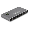 Image de Commutateur KVM USB-C vers HDMI et DisplayPort 1.4 avec 3 ports USB-A 2.0