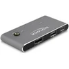 Image de Commutateur KVM USB-C vers DisplayPort avec 3 ports USB-A 2.0