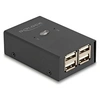Image de Commutateur 2 PC vers 4 périphériques USB 2.0 avec 2 entrées USB-B / 4 sorties USB-A
