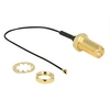 Image de - Câble d'antenne - RP-SMA (F) pour MHF4 (M) - 10 cm - coaxial - noir