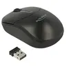 Image de - Souris - droitiers et gauchers - optique - 3 boutons - sans fil - 2.4 GHz - récepteur sans fil USB - noir - Pour la vente au détail