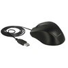 Image de - Souris - pour gauchers - optique - 5 boutons - filaire - USB - noir - Pour la vente au détail