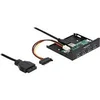 Image de Hub Interne 3.5" USB 3.2 Gen 1 à 4 Ports Noir