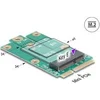 Image de Adaptateur Mini PCIe mâle vers slot M.2 Key E