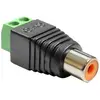Image de Adapter RCA female > Terminal Block - Adaptateur audio/vidéo - vidéo composante/audio - 2 bloc de terminal de broches femelle pour RCA femelle