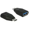 Image de - Adaptateur USB - 24 pin USB-C (M) pour USB type A (F) - USB 3.0 - noir