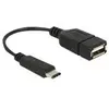 Image de - Adaptateur USB - 24 pin USB-C (M) pour USB (F) - USB 2.0 - 15 cm - noir