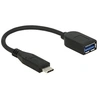 Image de Premium - Adaptateur USB - USB type A (F) pour 24 pin USB-C (M) - USB 3.1 Gen 2 - 10 cm - noir
