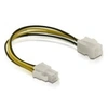 Image de - Rallonge de câble d'alimentation - ATX12V 4 broches (M) pour ATX12V 4 broches (F) - 15 cm
