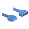 Image de USB 3.0 Pin Header - Rallonge de câble USB - tête 19 broches USB 3.0 (M) pour tête 19 broches USB 3.0 (F) - USB 3.0 - 45 cm - bleu