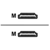 Image de High Speed HDMI with Ethernet - Câble HDMI avec Ethernet - HDMI mâle pour HDMI mâle - 3 m - connecteur à 90 °