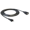 Image de - Câble USB - Micro-USB de type B (M) pour USB (F) - USB 2.0 OTG - 50 cm