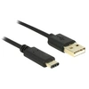 Image de - Câble USB - 24 pin USB-C (M) pour USB (M) - USB 2.0 - 3 A - 2 m - noir