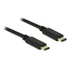 Image de - Câble USB - 24 pin USB-C (M) pour 24 pin USB-C (M) - USB 2.0 - 3 A - 2 m - noir