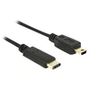 Image de - Câble USB - 24 pin USB-C (M) pour mini-USB de type B (M) - USB 2.0 - 500 mA - 2 m - noir