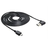 Image de EASY-USB - Câble USB - mini-USB de type B (M) pour USB (M) - 5 m - connecteur à 90 ° - noir