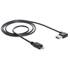 Image de EASY-USB - Câble USB - Micro-USB de type B (M) pour USB (M) - 1 m - connecteur à 90 ° - noir