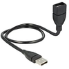 Image de ShapeCable - Rallonge de câble USB - USB (F) pour USB (M) - 50 cm - noir
