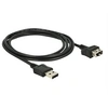Image de EasyUSB ShapeCable - Rallonge de câble USB - USB (F) pour USB (M) - USB 2.0 - 2 m - connecteurs réversibles - noir