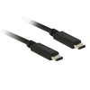 Image de - Câble USB - 24 pin USB-C (M) pour 24 pin USB-C (M) - USB 2.0 - 50 cm - noir