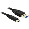 Image de - Câble USB - 24 pin USB-C (M) pour USB type A (M) - USB 3.1 Gen 2 - 50 cm - connecteur C réversible - noir